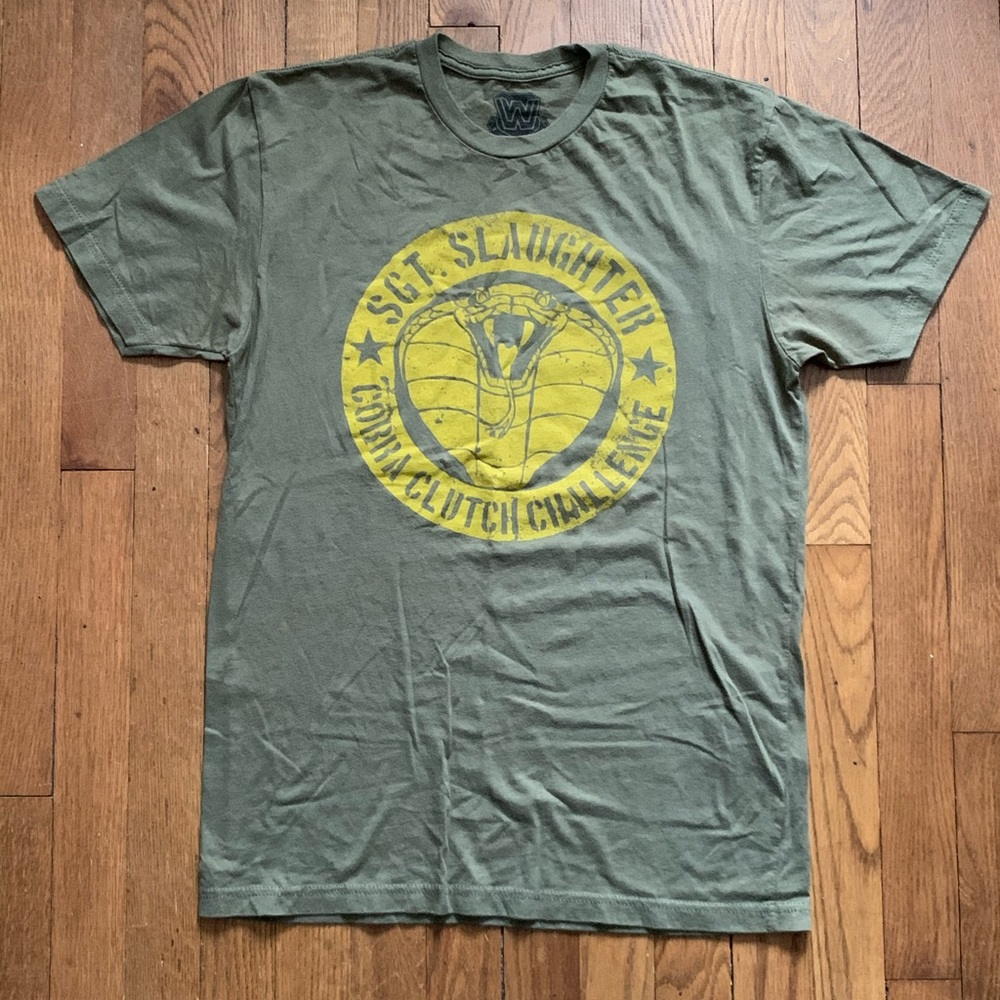 WWE WWF Sgt slaughter t-shirt